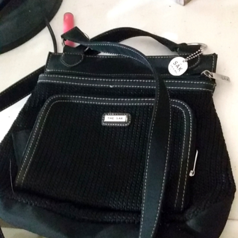 The Sak black satchel bag